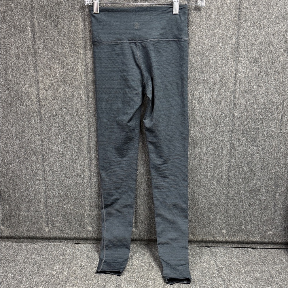 Athleta Charcoal, Blue & Green Leggings - Picture 3 of 6